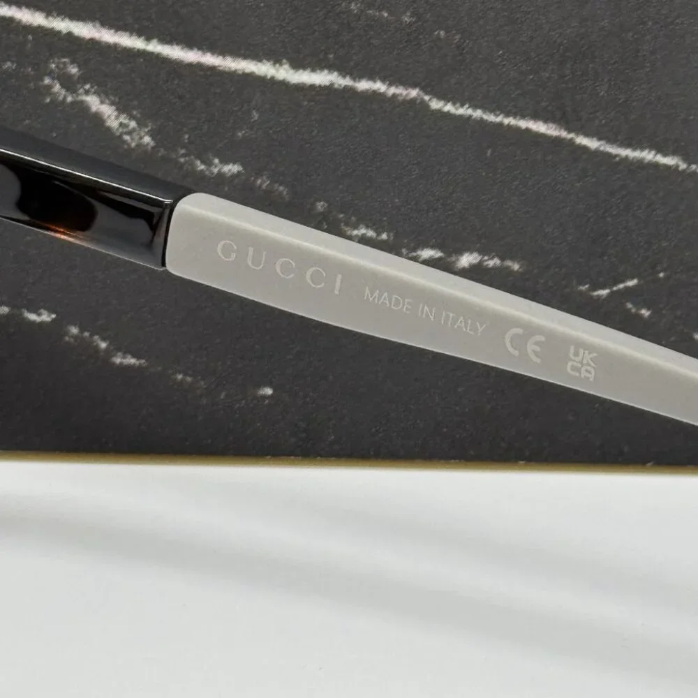 NEW GG1738O 002 GUCCI EYEGLASSES HAVANA/GREY MEN EYEWEAR GUCCI